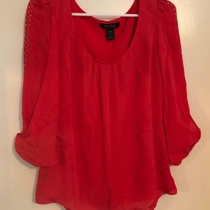 White House Black Market cute chiffon blouse